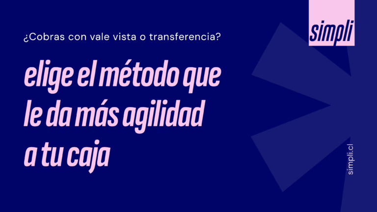 vale vista o transferencia